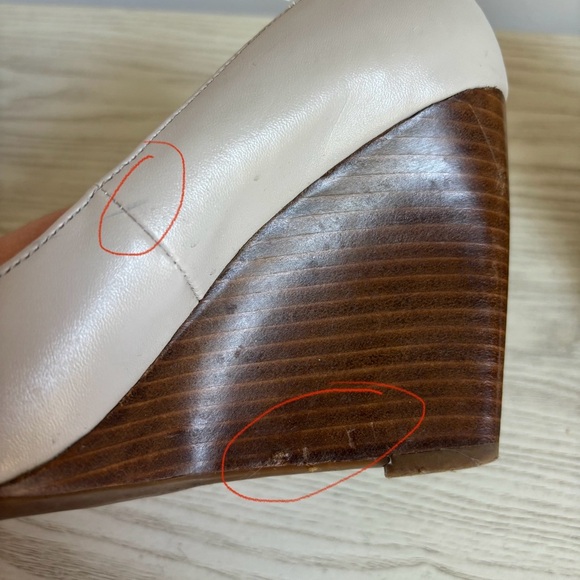 Calvin Klein Callie Wedge Peep Toe • size 6.5 - Picture 7 of 11